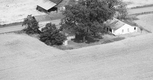Vintage Aerial photo from 1988 in Johnston County, NC