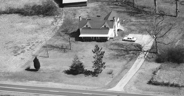 Vintage Aerial photo from 1987 in Carroll County, GA