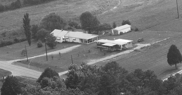Vintage Aerial photo from 1986 in Dade County, GA