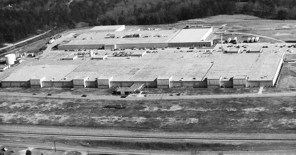 Vintage Aerial photo from 1993 in Banks County, GA