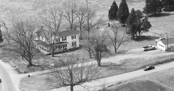 Vintage Aerial photo from 1987 in Spotsylvania County, VA