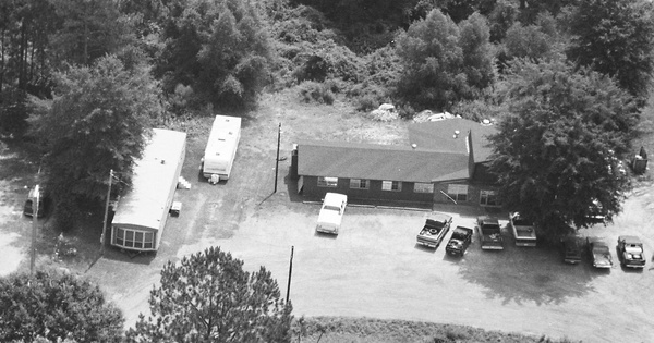 Vintage Aerial photo from 1986 in Sabine Parish, LA