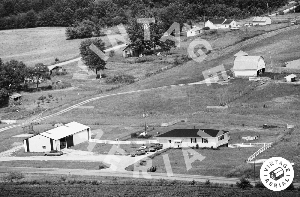 Vintage Aerial Missouri Randolph County 1978 6SRA14