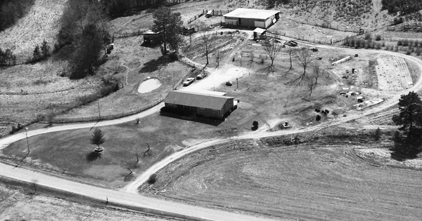 Vintage Aerial photo from 1992 in Haralson County, GA