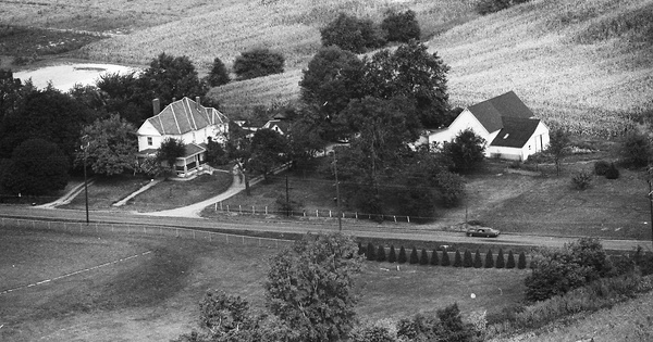 Vintage Aerial photo from 1976 in Howard County, IN