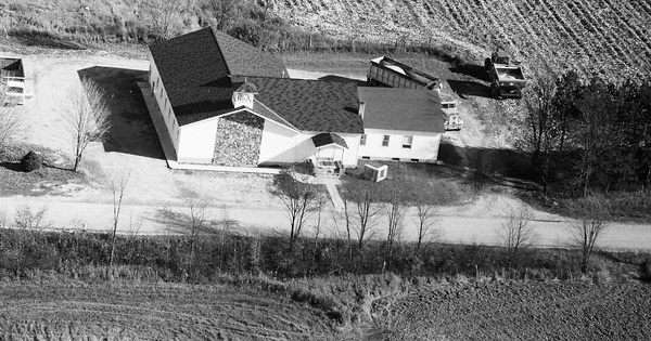 Vintage Aerial photo from 1990 in Wexford County, MI