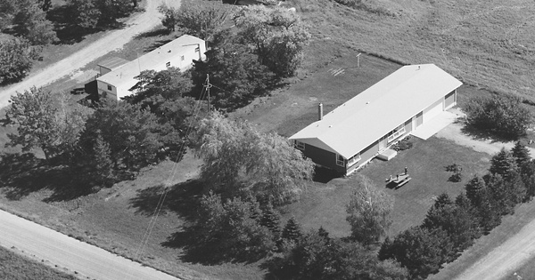 Vintage Aerial photo from 1980 in Benton County, MN