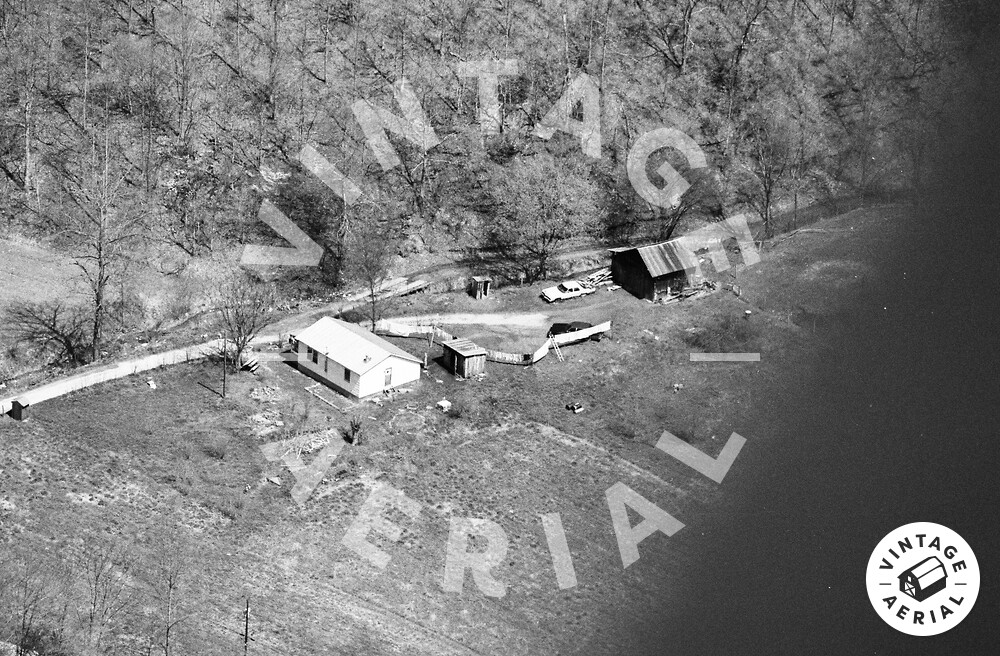 Vintage Aerial Kentucky Clay County 1987 51UCL2