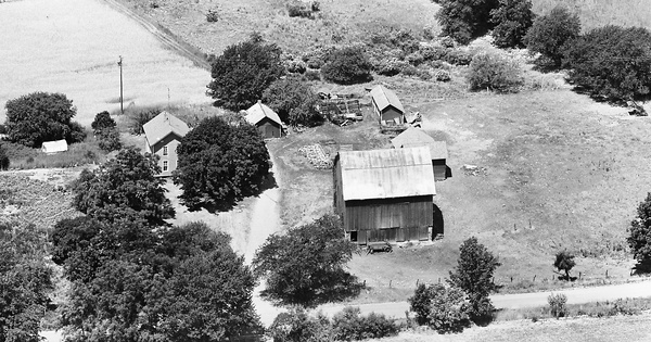 Vintage Aerial photo from 1963 in Calhoun County, MI