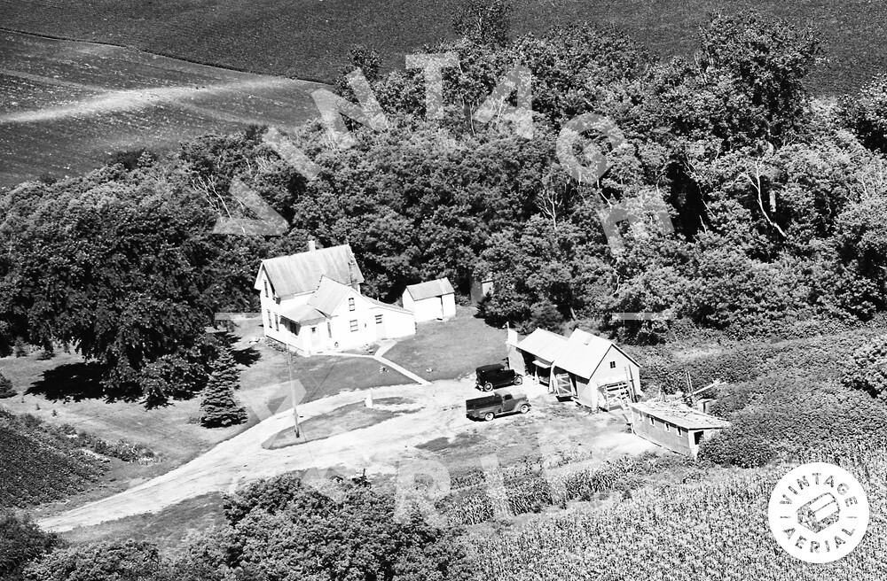 Vintage Aerial Minnesota Renville County 1967 77MRE28