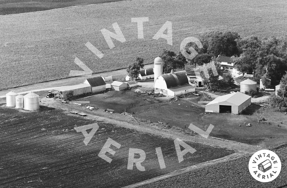 Vintage Aerial Minnesota Renville County 1979 71FRE6