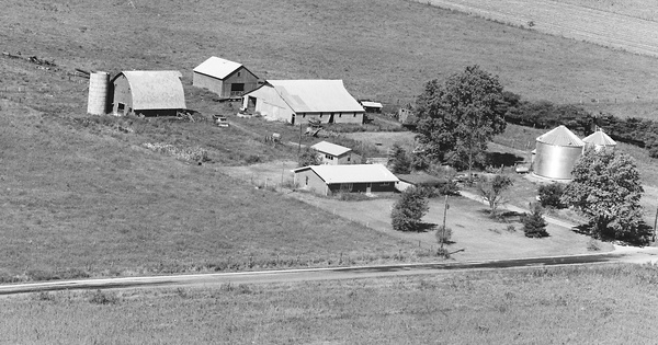 Vintage Aerial photo from 1978 in Vermillion County, IN