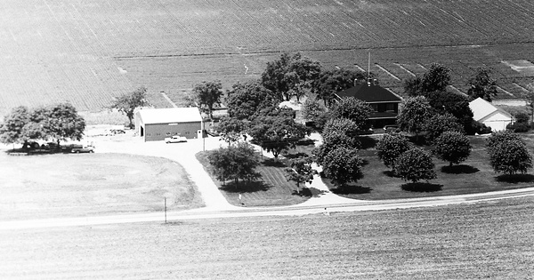 Vintage Aerial photo from 1974 in Sullivan County, IN