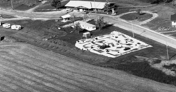 Vintage Aerial photo from 1983 in Steuben County, IN