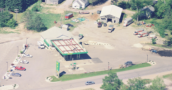 Vintage Aerial photo from 2000 in Montmorency County, MI