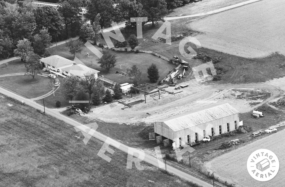 Vintage Aerial Kentucky Pendleton County 1980 22SPE32