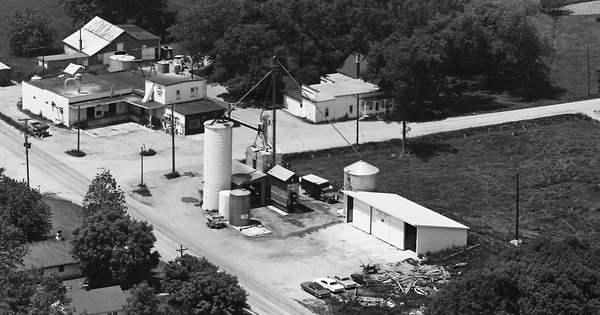 Vintage Aerial photo from 1968 in Ottawa County, MI