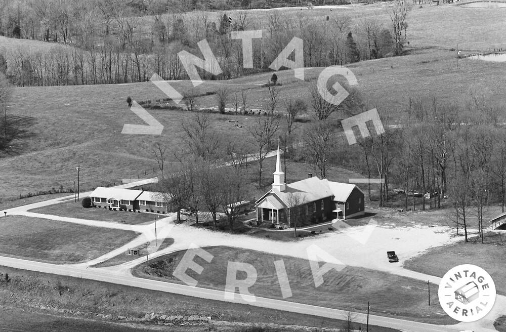 Vintage Aerial Kentucky Larue County 1982 21WLA25