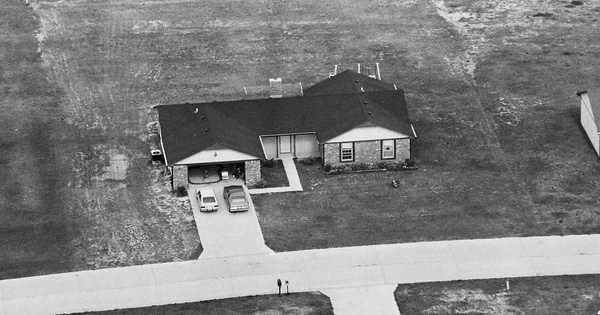 Vintage Aerial photo from 1982 in Boone County, IN