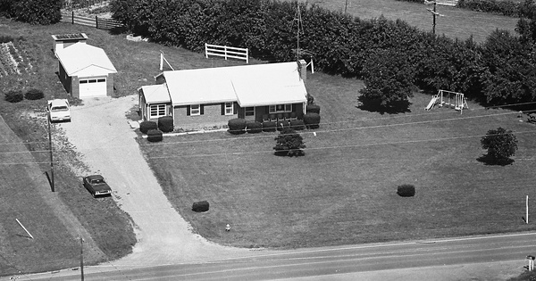 Vintage Aerial photo from 1980 in Loudoun County, VA