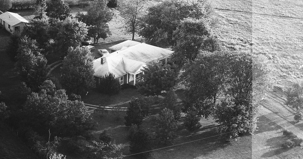 Vintage Aerial photo from -1986 in Trousdale County, TN