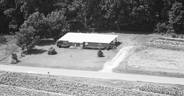 Vintage Aerial photo from 1988 in Darlington County, SC