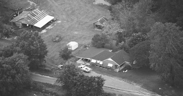 Vintage Aerial photo from 1991 in Panola County, TX