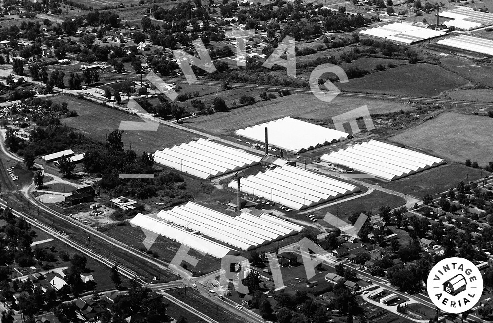 Vintage Aerial Illinois Christian County 1967 45ACH1