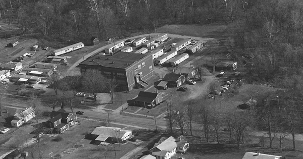 Vintage Aerial photo from 1981 in Gibson County, IN