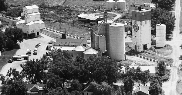 Vintage Aerial photo from 1973 in Menard County, IL