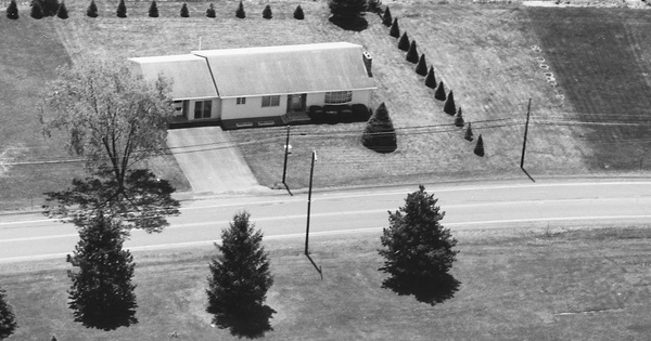 Vintage Aerial photo from 1986 in Montour County, PA
