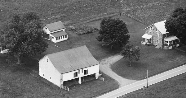 Vintage Aerial photo from 1985 in Chester County, PA