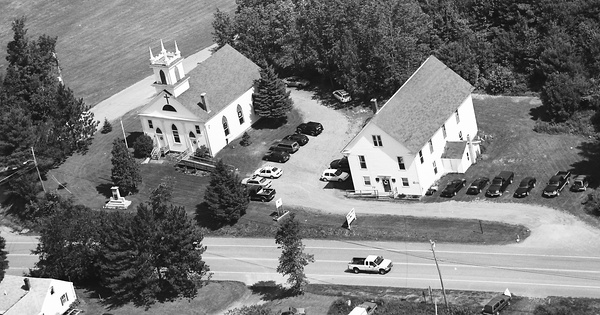 Vintage Aerial photo from 2003 in Somerset County, ME