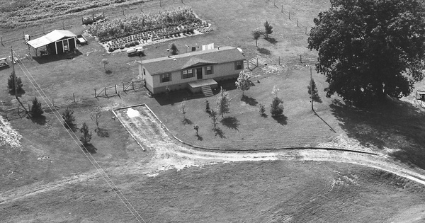 Vintage Aerial photo from 1984 in Edgefield County, SC
