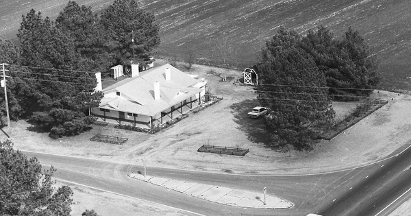 Vintage Aerial photo from 1985 in Pitt County, NC