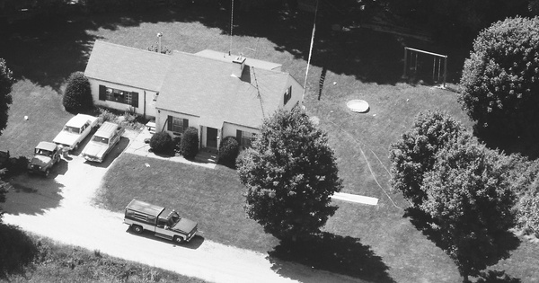 Vintage Aerial photo from 1987 in Worcester County, MA