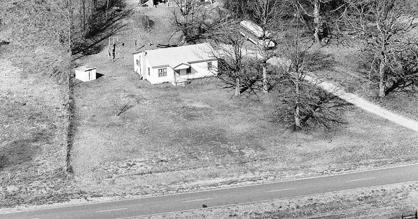 Vintage Aerial photo from 1983 in Madison County, GA