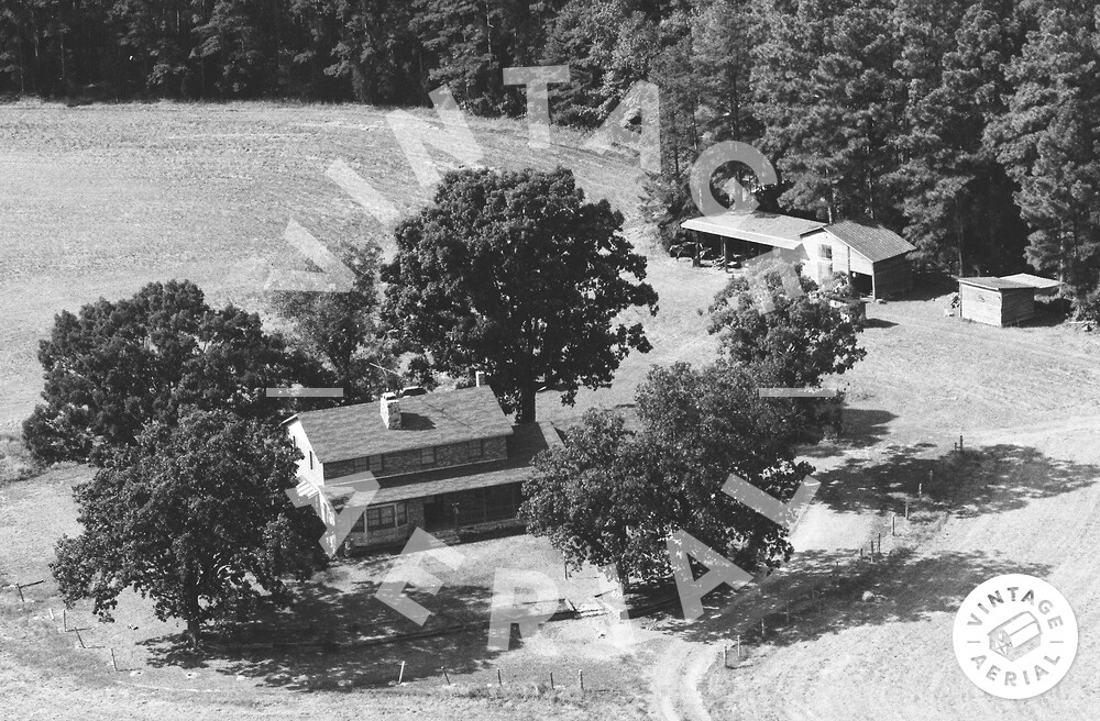 Vintage Aerial North Carolina Anson County 1984 26RAN21