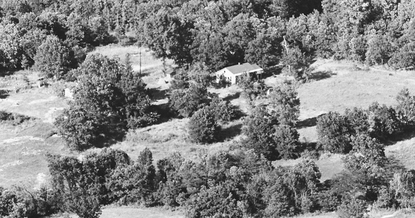 Vintage Aerial photo from 1980 in Wright County, MO