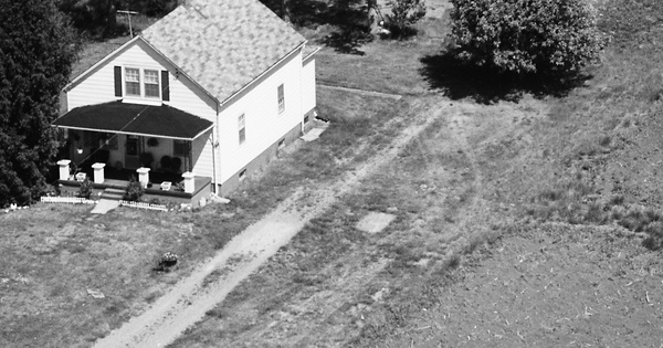 Vintage Aerial photo from 1986 in Franklin County, VA