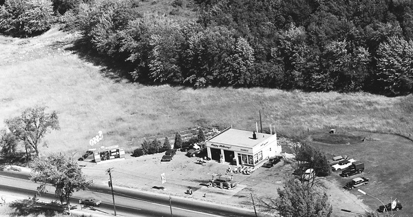 Vintage Aerial photo from 1966 in Essex County, MA