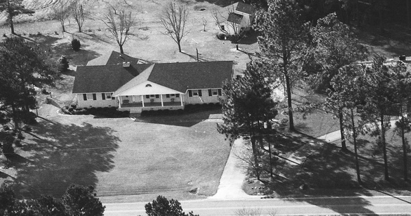 Vintage Aerial photo from 1993 in Robeson County, NC