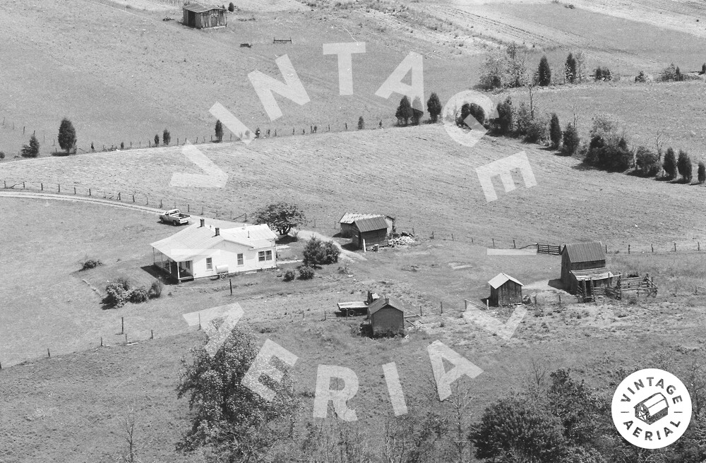 Vintage Aerial Virginia Nelson County 1983 71QNE1
