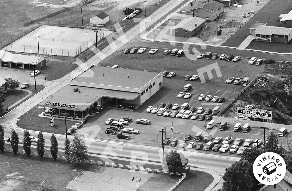 Vintage Aerial Pennsylvania Beaver County 1966 27DBE18