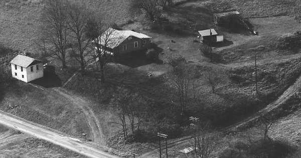 Vintage Aerial photo from 1984 in Monongalia County, WV