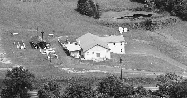 Vintage Aerial photo from 1988 in Rappahannock County, VA