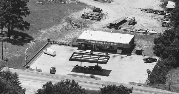 Vintage Aerial photo from 1983 in Oglethorpe County, GA