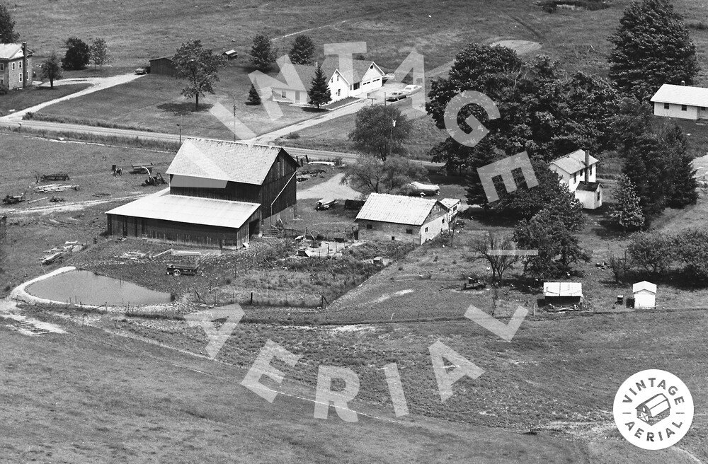 Vintage Aerial Ohio Portage County 1973 37NPO7