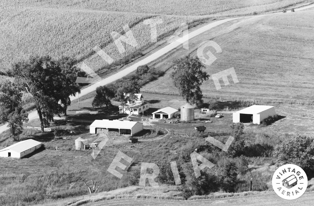 Vintage Aerial Nebraska Dakota County 1984 26EDA3
