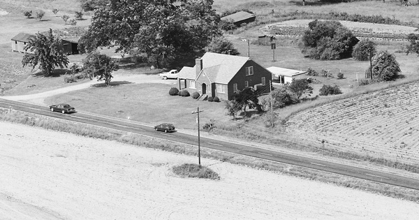 Vintage Aerial photo from 1983 in Cleveland County, NC